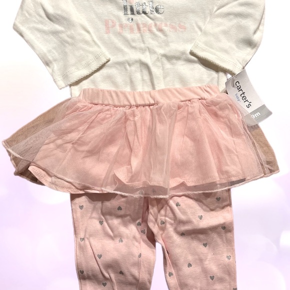 Carter’s Pink tutu pants set - Picture 2 of 6